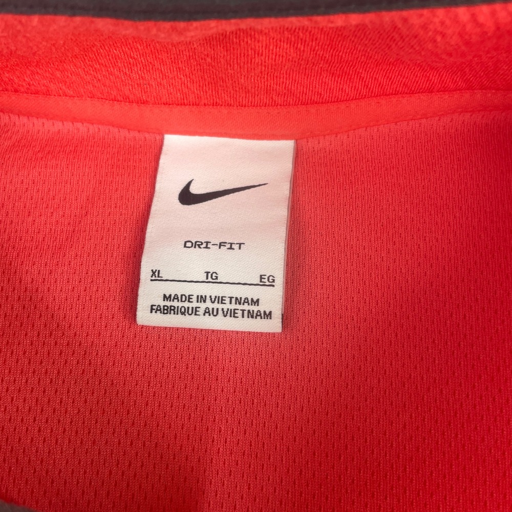 Nike Pullover Mens XL Coral Orange Dri-FIT 1/4 Zip Golf Training DJ5474-850 - Picture 2 of 6